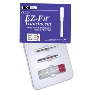 EZ-Fit Translucent Passive Fiber Posts Complete Kit 1 Ea