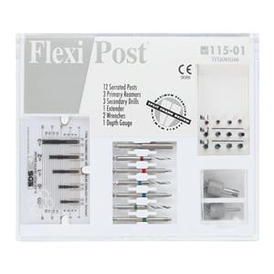 Flexi-Post Posts Titanium Size 1-2-3 Parallel Sided Assorted Ea