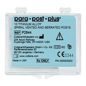 ParaPost Plus Posts Titanium Refill 4 0.04 in Yellow P284-4 10/Vl