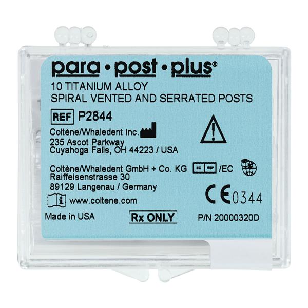 ParaPost Plus Posts Titanium Refill 4 0.04 in Yellow P284-4 10/Vl