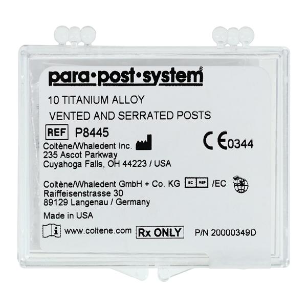 ParaPost Posts Titanium Refill 4.5 1.14 mm 0.045 in Blue P84-4.5 10/Vl