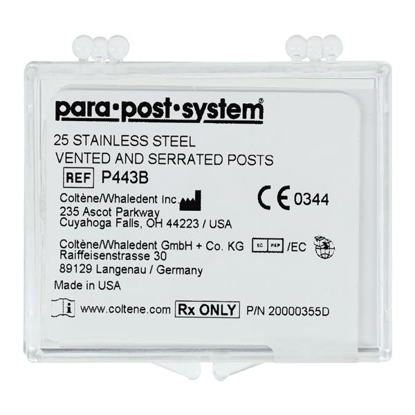 ParaPost Posts Stainless Steel Bulk Kit 3 0.036 in Brown P44-3B 25/Vl