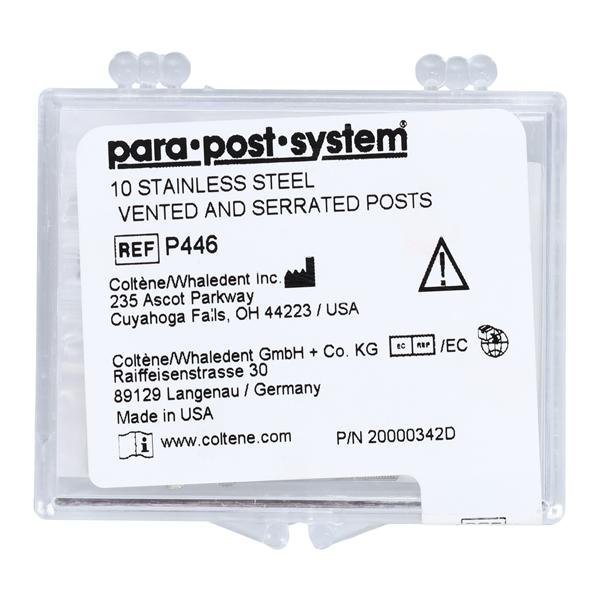 ParaPost Posts Stainless Steel Refill 6 0.06 in Black P44-6 10/Vl