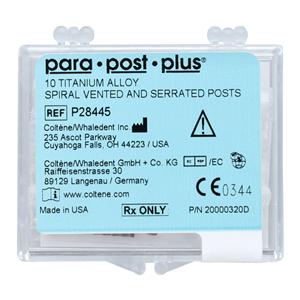 ParaPost Plus Posts Titanium Refill 4.5 0.045 in Blue P284-4.5 10/Vl