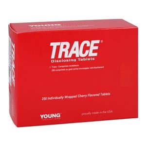 Trace Disclosing Tablets Red 250/Pk, 60 PK/CA