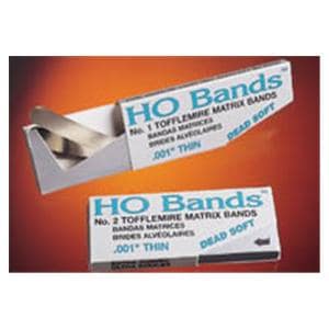 HO Bands Tofflemire Matrix Band 0.001 in Size Thin 1 100/Pk