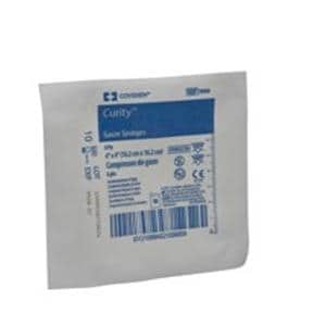 Curity 100% Cotton Gauze Sponge 4x4" 8 Ply Sterile LF, 16 BX/CA