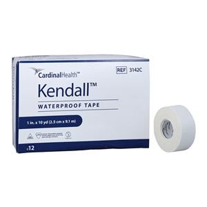 Kendall Tape Cloth 1"x10yd White Non-Sterile 12/Bx