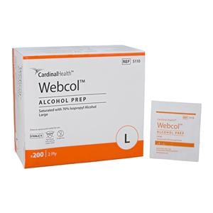 Webcol Prep Pad Alcohol Large