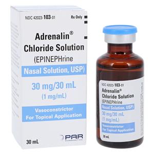 Adrenalin Chloride Nasal Solution 1:1000u Bottle 30mL/Bt