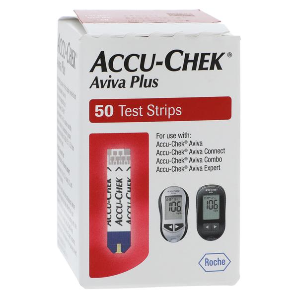 Accu-Chek Aviva Plus Blood Glucose Test Strip CLIA Waived 50/Bt, 36 BT/CA