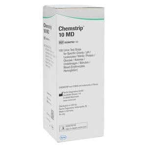 Chemstrip 10 MD Urinalysis Test Strip 100/Bt