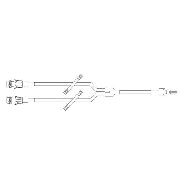 IV Catheter Extension Set 5.7" 2Y-Inj St M LL Adptr Spk 200/Ca