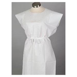 Patient Gown 30"x42" Wt Medium / Large Tissue / Poly / Tissue Disposable 50/Ca