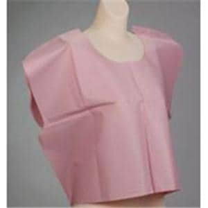 Patient Cape 30 in x 21 in Mauve Tissue / Poly / Tissue Disposable 100/Ca