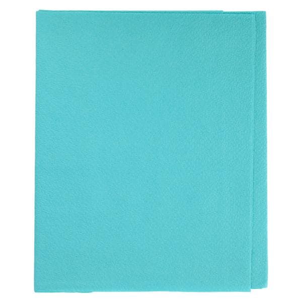 Patient Drape Sheet 40 in x 48 in Teal Tissue / Poly Disposable 100/Ca