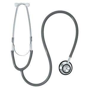 Henry Schein Proscope Essentials Clinician Stethoscope Rsbl Adlt Gry PVC Tb Ea, 50 EA/CA