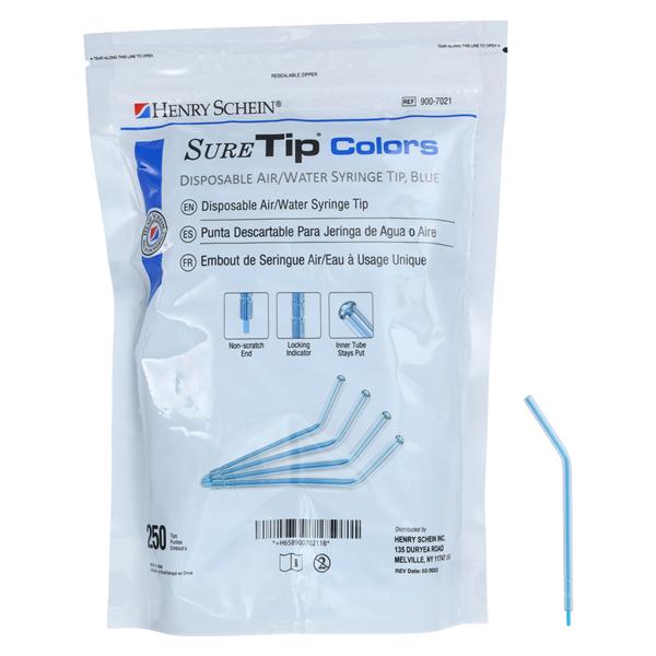 Sure Tip Colors HSI Air / Water Tip Blue 250/Bg