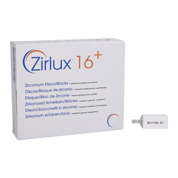 Zirlux 16+ Zirconia Block A1 40x19x15 6/PK