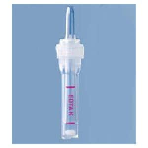 Multivette Capillary Tube Transparent/Violet Cap 600ul Screw Cap 100/Bx