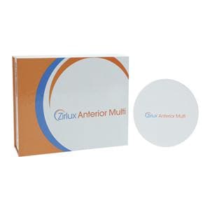 Zirlux Anterior Multi Zirconia Disc A1 98x10 Ea