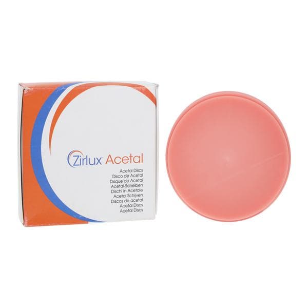 Zirlux Acetal Polymer Disc Pink 98x15 Ea