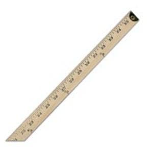 Westcott Extra Heavy-Duty Wood Yardstick 1/PK