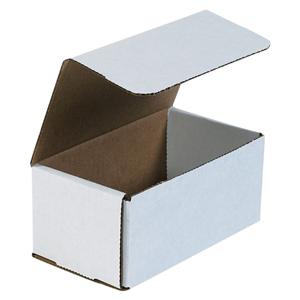 White Corrugated Mailers 7 in x 4 in x 3 in 50/Pk