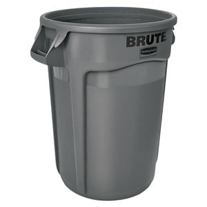 Rubbermaid Round Brute Container 32 Gallons Gray 1/PK