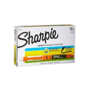 Sharpie Liquid Accent Pen-Style Highlighters Fl Orange 12/Box 12/Pk