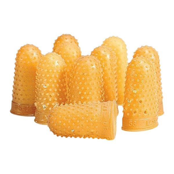 Swingline Rubber Fingertips #11.5 5/8 in Dia Amber 12/Box 12/Pk