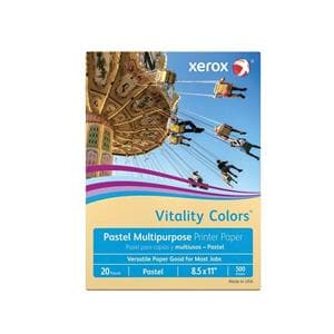 Xerox Color Paper 8.5 in x 11 in 20 Lb Buff 500/Pk