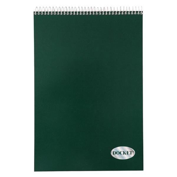 Docket Wirebound Writing Pad Legal Ruled 70 Sheets Canary 1/PK