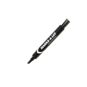 Avery Marks-A-Lot Permanent Markers Black 12/Pack 12