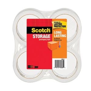 Scotch Moving & Storage Tape 1 7/8 in x 54.6 Yd 4/Pack 4/Pk