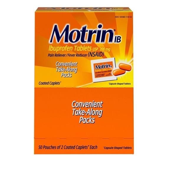 Motrin IB Pain Reliever 50x2/Bx