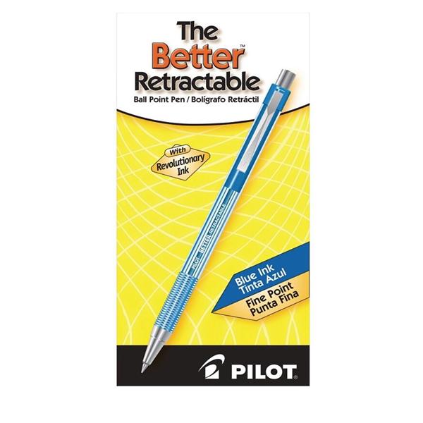 Better Ballpoint Pen Fine Point 0.7 mm Blue 12/Pack 12/Pk