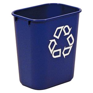 We Recycle" Container 3 1/4 Gallons Blue 1/PK