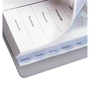 Wilson Jones View-Tab Transparent Dividers 5-Tab Clear 1/PK