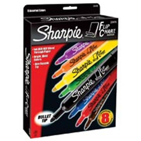 Sharpie Flip Chart Markers Assorted 8/Pack 8/St