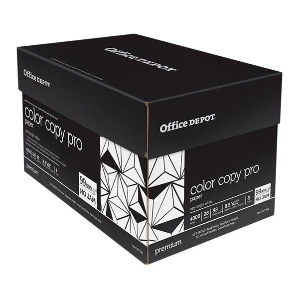 Color Copy Paper 8.5 in x 11 in 28 Lb 500 Sheets/Ream 8/Case 8/Ca