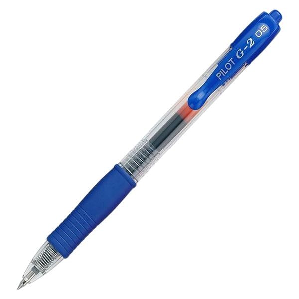 G-2 Gel Pen Extra Fine Point 0.5 mm Blue 12/Pack 12/Pk