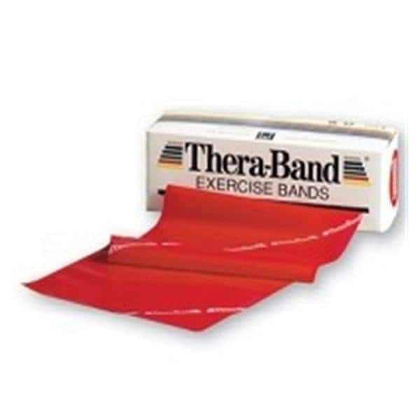 Thera-Band Exercise Band 4" Red Medium, 12 EA/CA