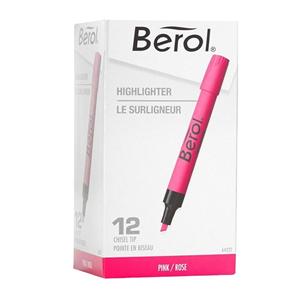 Berol by Eberhard Faber 4009 Highlighters Pink 12/Pk