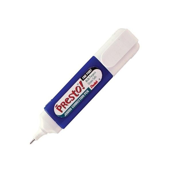 Pentel Presto! Jumbo Correction Pen Fine Point 12 ml 1/PK