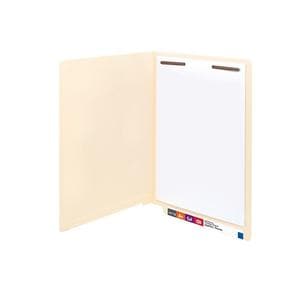 End-Tab Folder w/ 1 Fastener Letter Size Manila 50/Pack 50/Bx