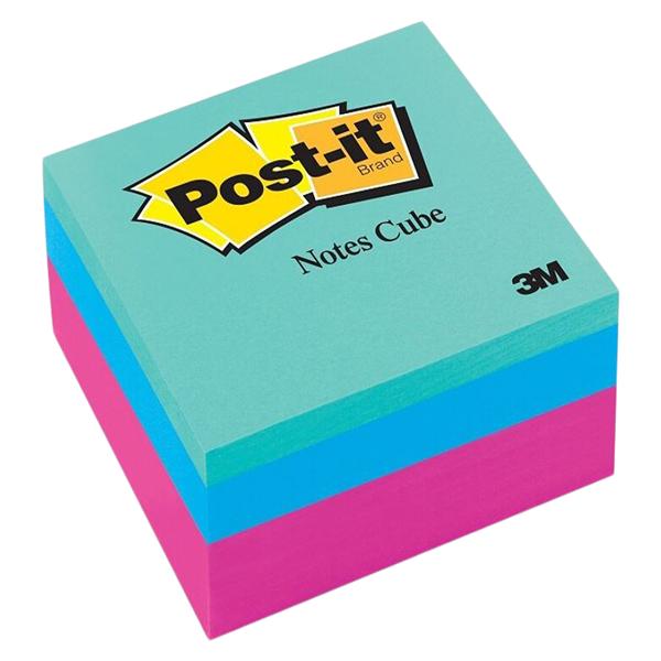 Post-it Notes Cube 3" x 3" Ultra Collection Cube 400 Sheets 1/PK