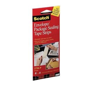 Envelope/Package Sealing Tape Strips 1 7/8 in x 6 Yd 50/Pack 50/Pk