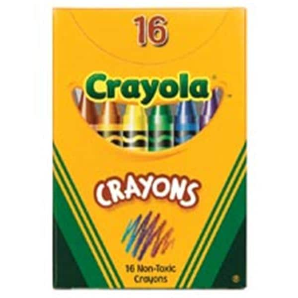 Crayola Standard Crayon Set Assorted Colors 16/Box 16/Bx