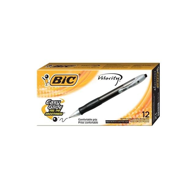 BIC Retracting BallPt Pen Medium Point 1.0 mm Black 12/Pack 12/Pk